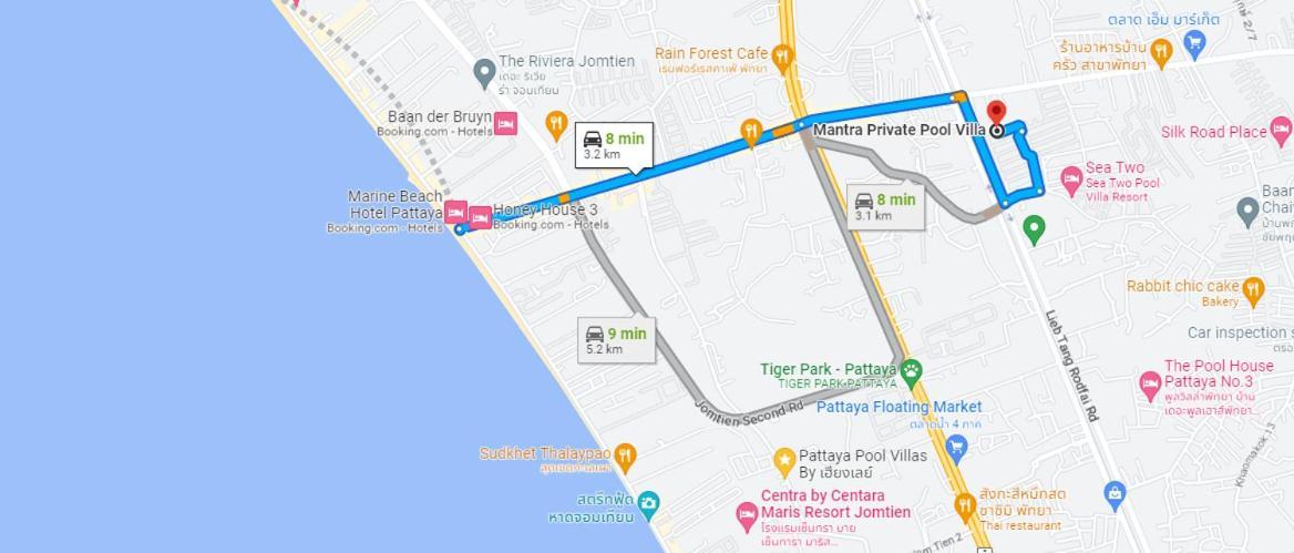 Mantra Pattaya Pool Villa With Jacuzzi In Pattaya-Pet-Friendly Джомтьен Экстерьер фото